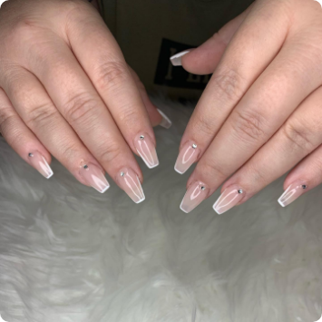 Creative nail art designs by our expert technicians